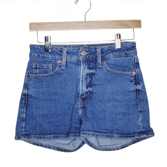 3/$20 Old Navy O.G High Rise Denim Jean Shorts Women's Size 0 #3279 - Picture 1 of 5